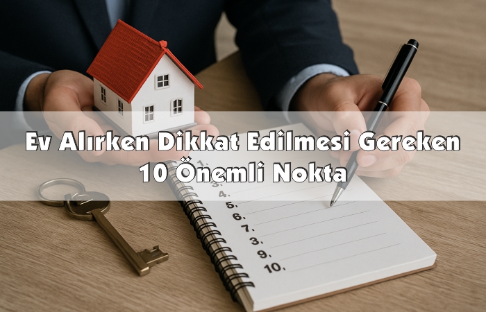 Ev Alırken Dikkat Edilmesi Gereken 10 Önemli Nokta