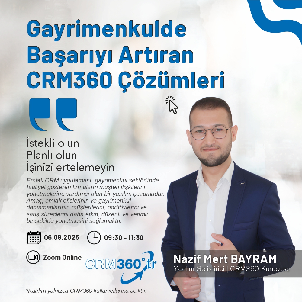 Gayrimenkulde Başarıyı Artıran CRM Çözümleri
